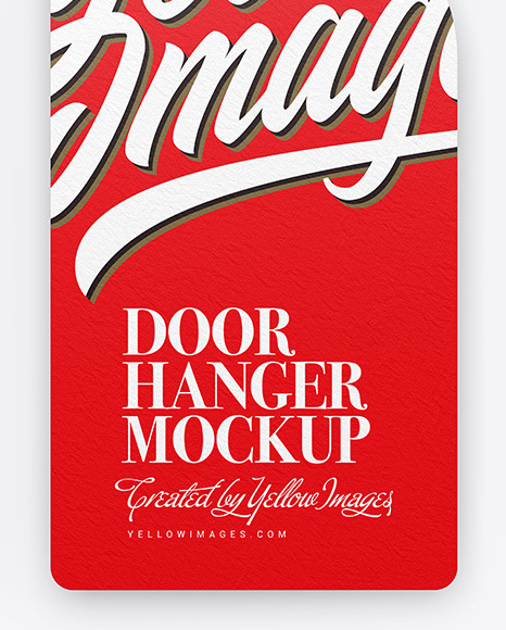 Door Hanger Mockup