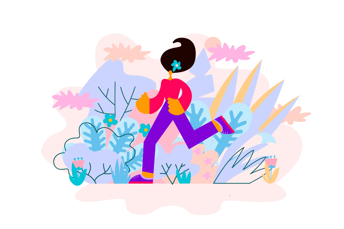 Vector characters outdoor activity Vector characters outdoor activity