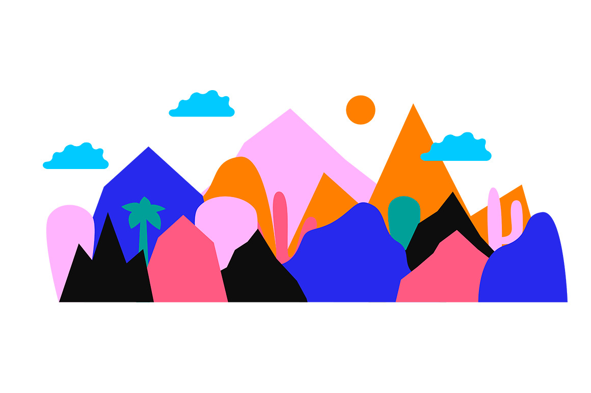 Mountain landscape creator