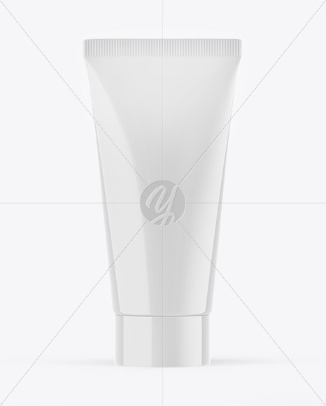 Glossy Cosmetic Tube Mockup