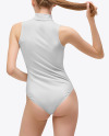 Female Body in Bodysuit Mockup