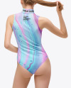 Female Body in Bodysuit Mockup