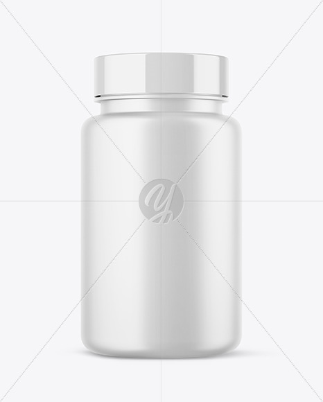 Matte Pills Bottle Mockup