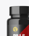 Glossy Pills Bottle Mockup