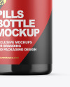 Glossy Pills Bottle Mockup