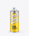 Glossy Spray Bottle Mockup