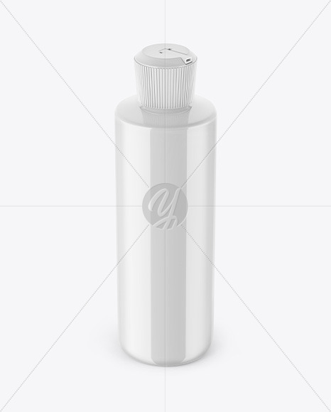 Glossy Cosmetic Bottle Mockup