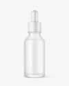 Frosted Glass Dropper Bottle Mockup