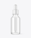 Clear Glass Dropper Bottle Mockup