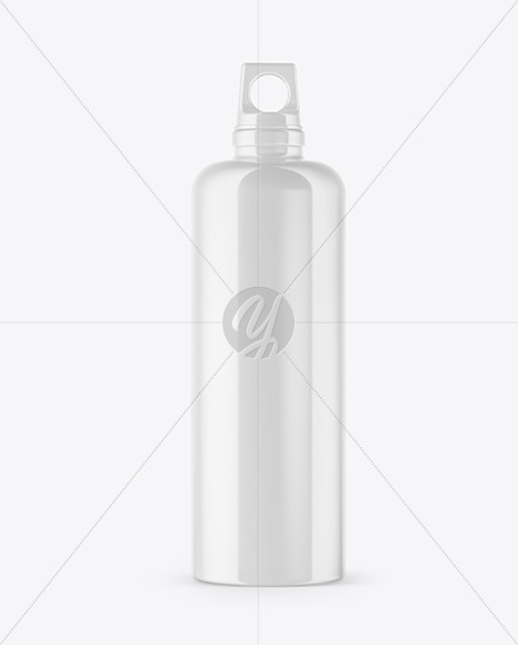 Glossy Sport Bottle Mockup