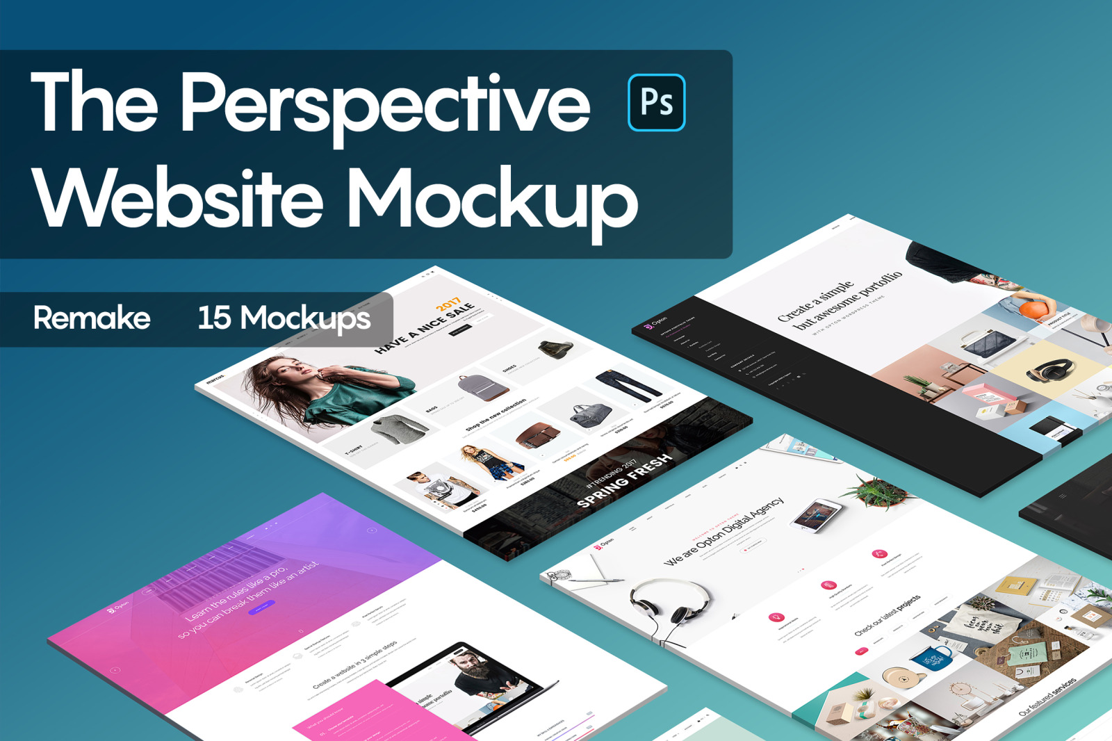 The Perspective Website Mockup