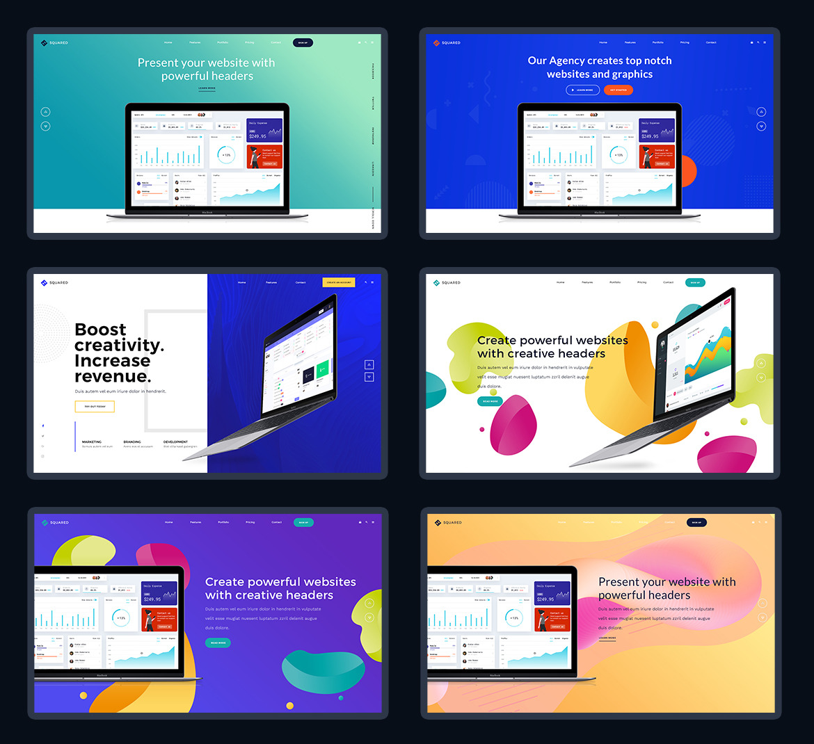 40 Website Presentation Headers