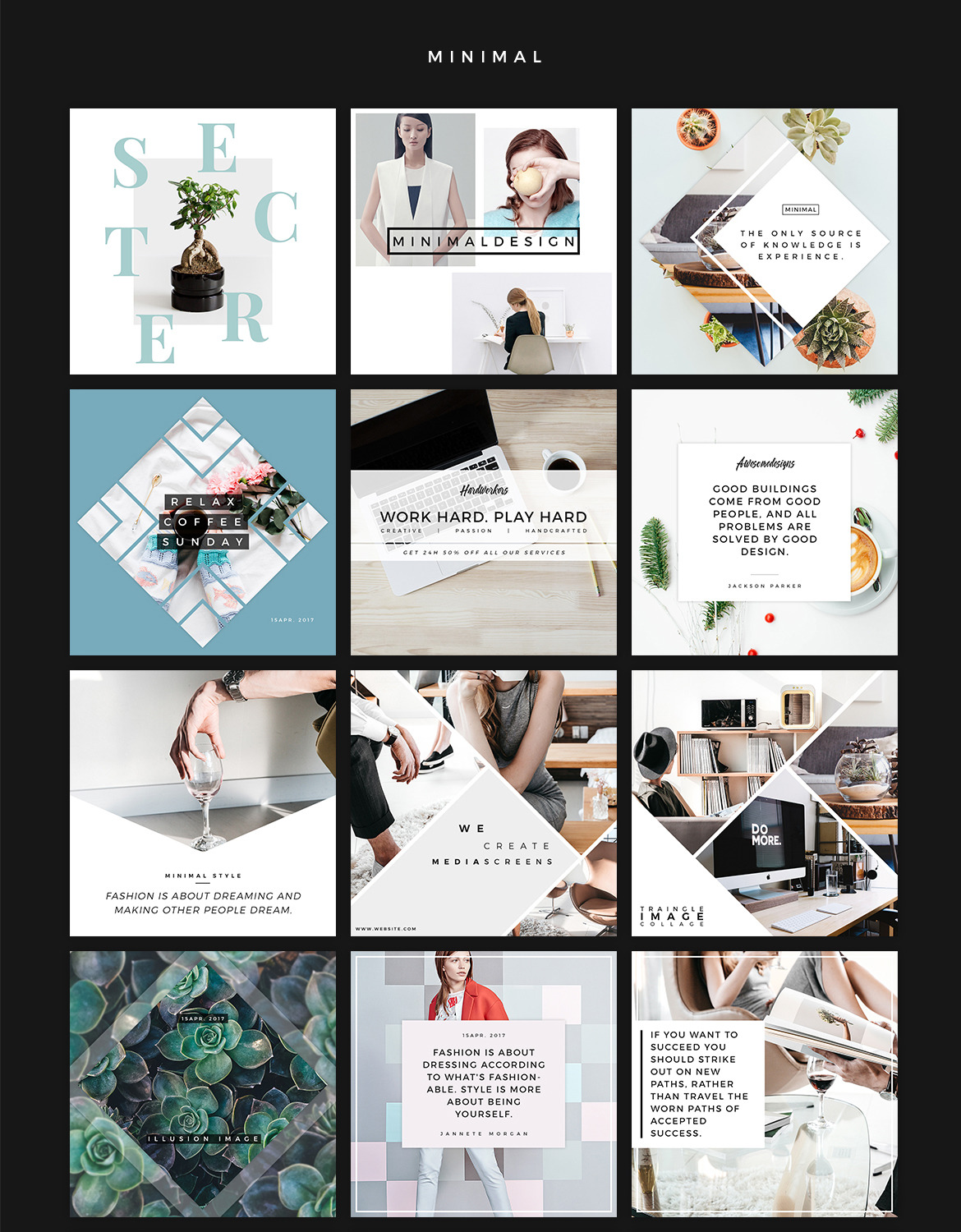 Instagram Social Media Banner Kit