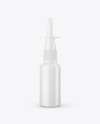 Glossy Nasal Spray Bottle Mockup