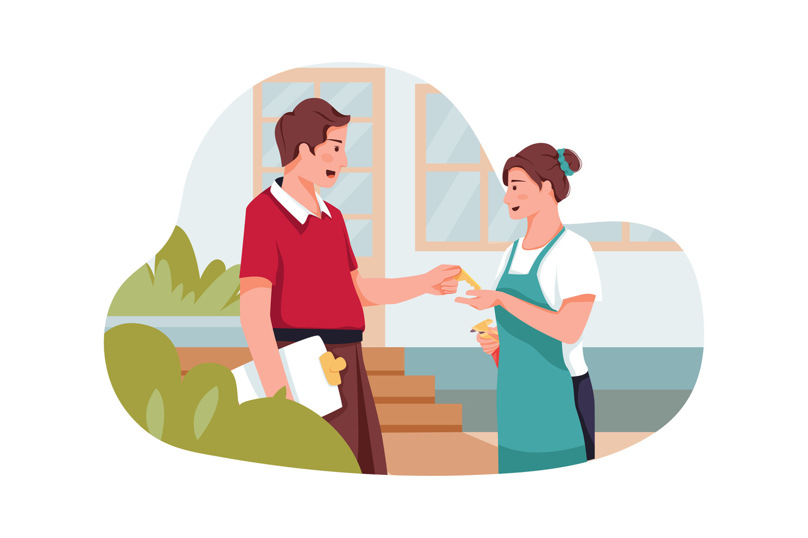 M135_Cleaning service Illustrations M135_Cleaning service Illustrations