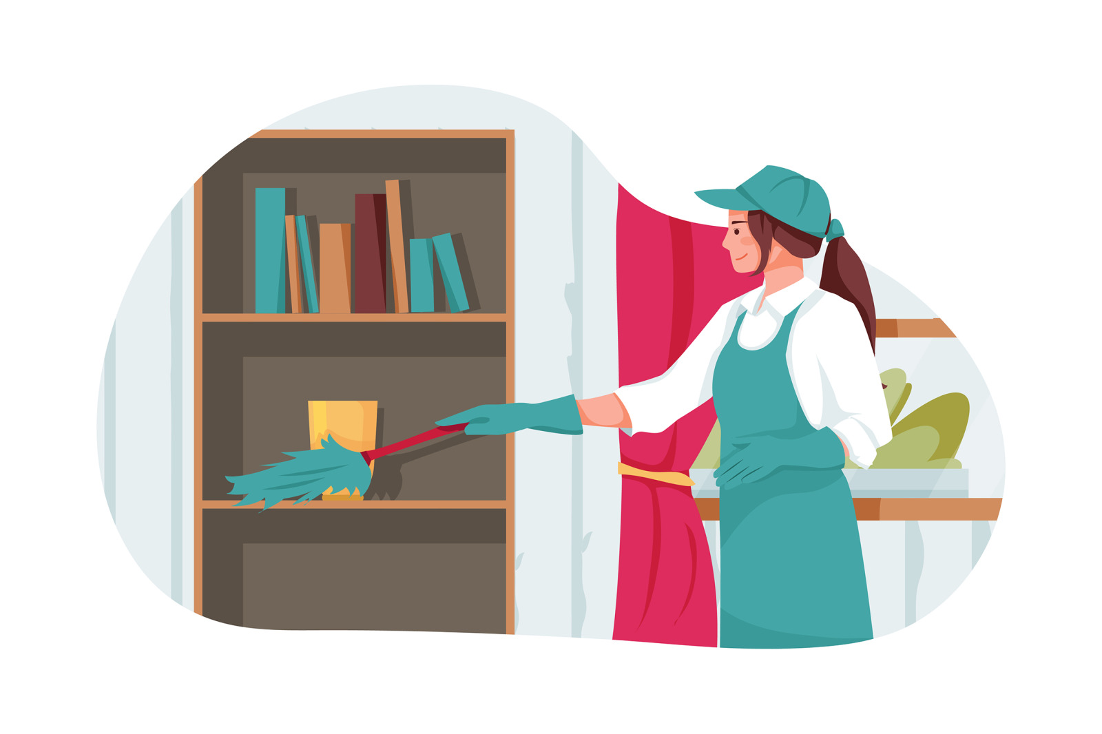 M135_Cleaning service Illustrations M135_Cleaning service Illustrations