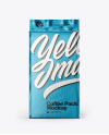 Metallic Coffee Pack Mockup