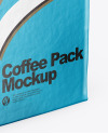 Metallic Coffee Pack Mockup