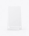 Matte Glass Street Stand Mockup