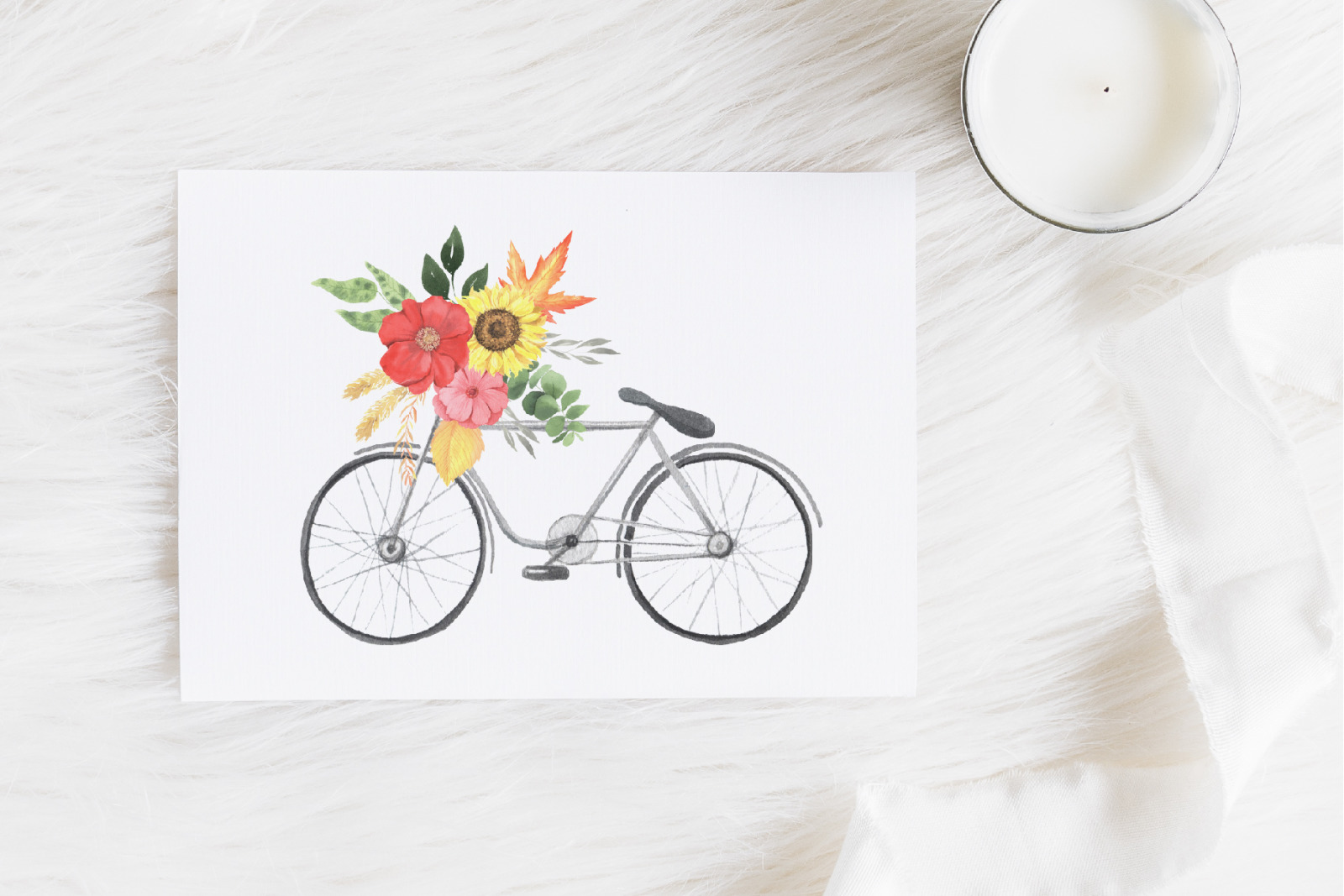 Watercolor Fall Floral Clipart Watercolor Fall Floral Clipart