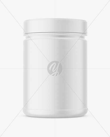 Matte Protein Jar Mockup