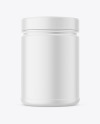 Matte Protein Jar Mockup