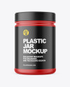 Matte Protein Jar Mockup