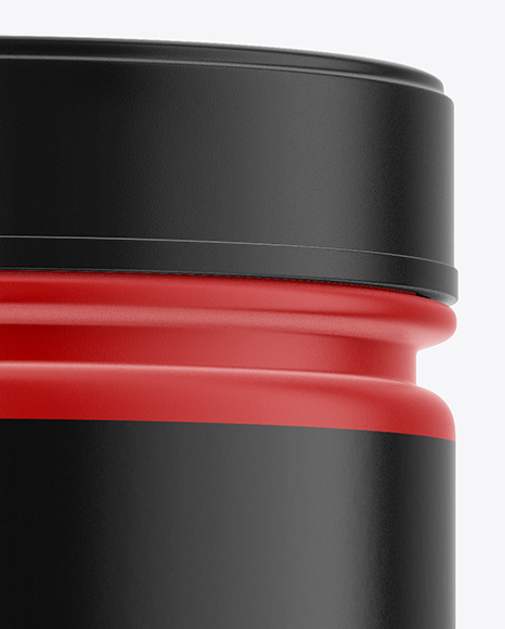 Matte Protein Jar Mockup