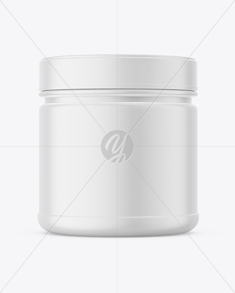 Matte Protein Jar Mockup