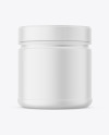 Matte Protein Jar Mockup