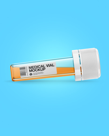 Medical Vial Mockup