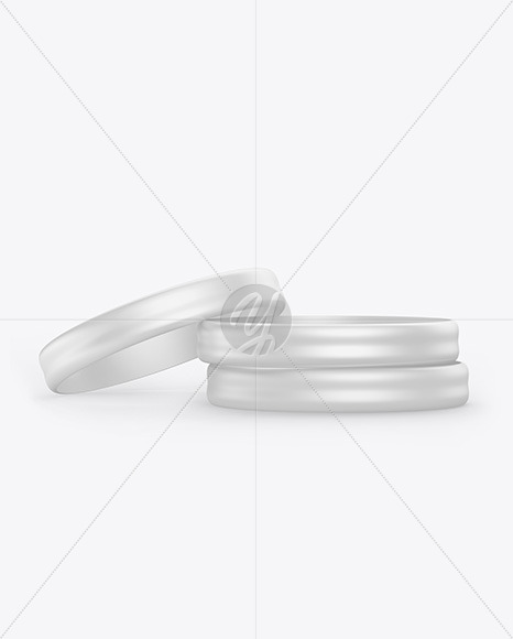 Glossy Silicone Wristbands Mockup