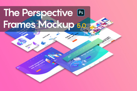 Perspective Frames Mockup 5.0 - Perspective