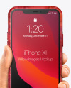 Apple iPhone 11 Pro w/ Case in Hand Mockup