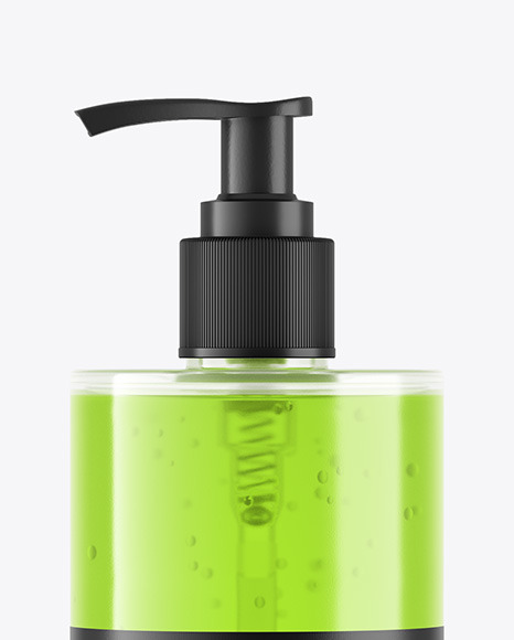 Soap Bottle with Pump Mockup