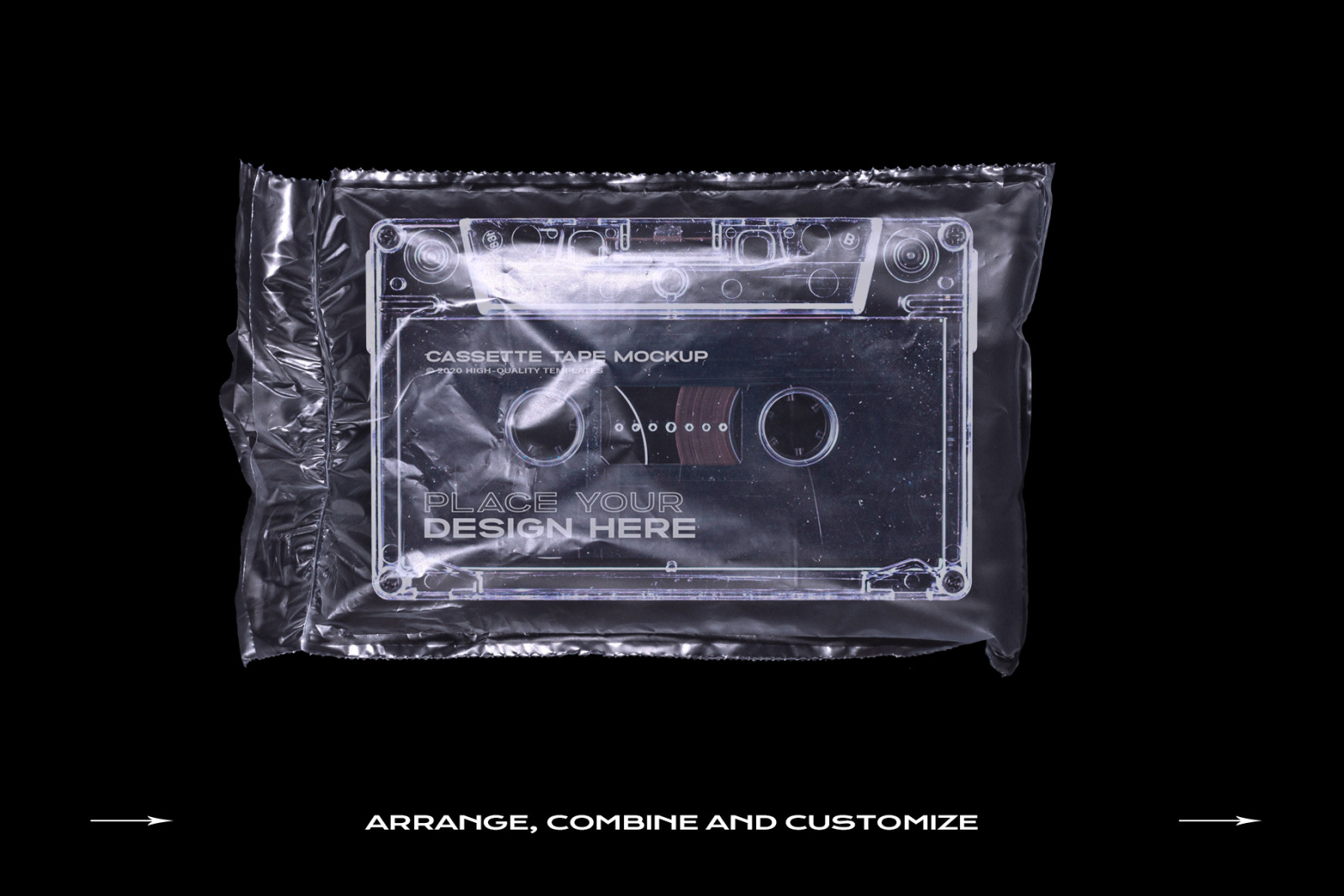 Cassette Tape Mockup Bundle Plastic Cassette Tape Mockup Bundle Plastic