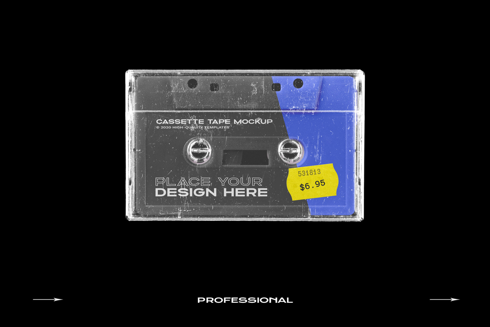 Cassette Tape Mockup Bundle Plastic