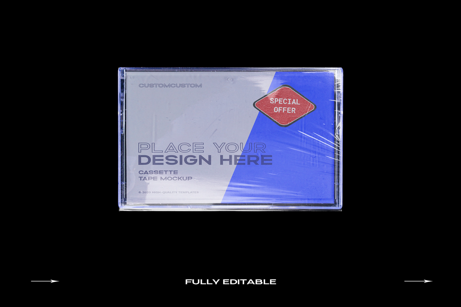 Cassette Tape Mockup Bundle Plastic