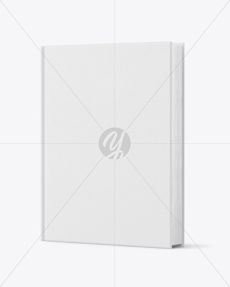 Hardcover Book w/ Fabric Cover Mockup