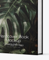 Hardcover Book w/ Fabric Cover Mockup