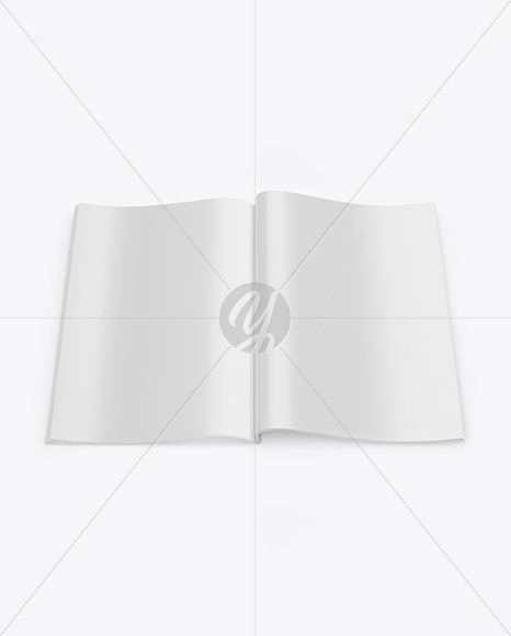 Opened Magazine Mockup