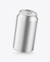 Matte Metallic Drink Can Mockup