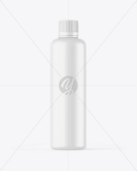 Glossy Bottle Mockup