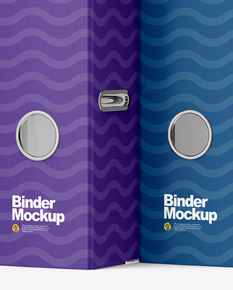 Two Binders Mockup