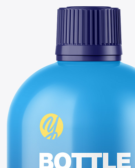 Glossy Bottle Mockup