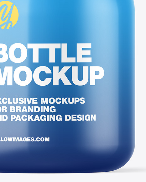 Glossy Bottle Mockup