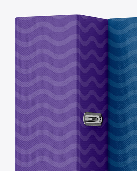 Two Textured Binders Mockup