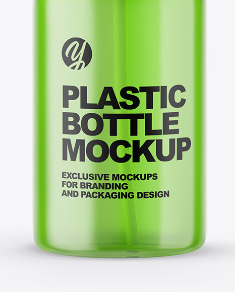 Clear Pump Bottle Mockup