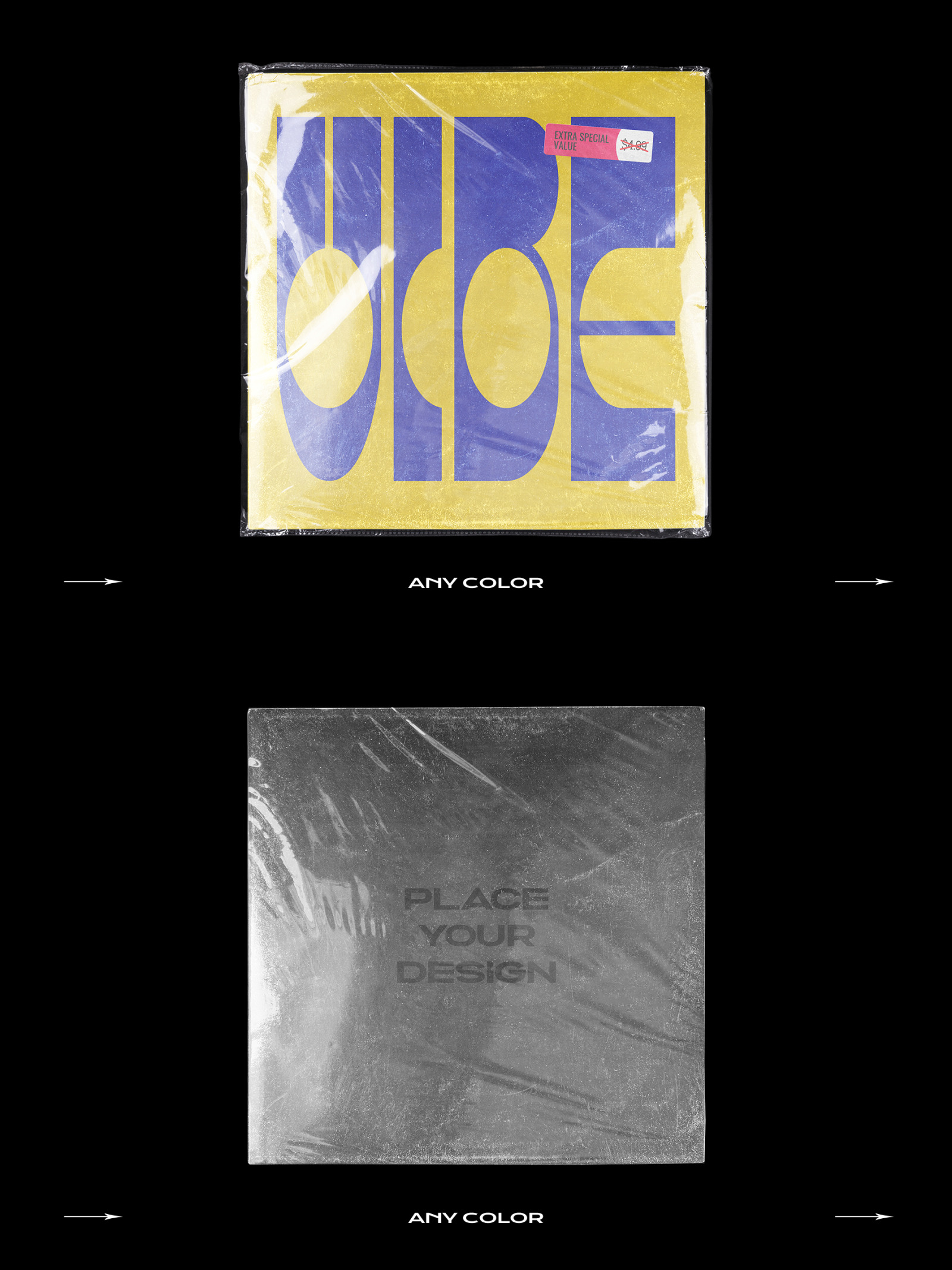Vinyl Record Mockup Bundle Vinyl Record Mockup Bundle