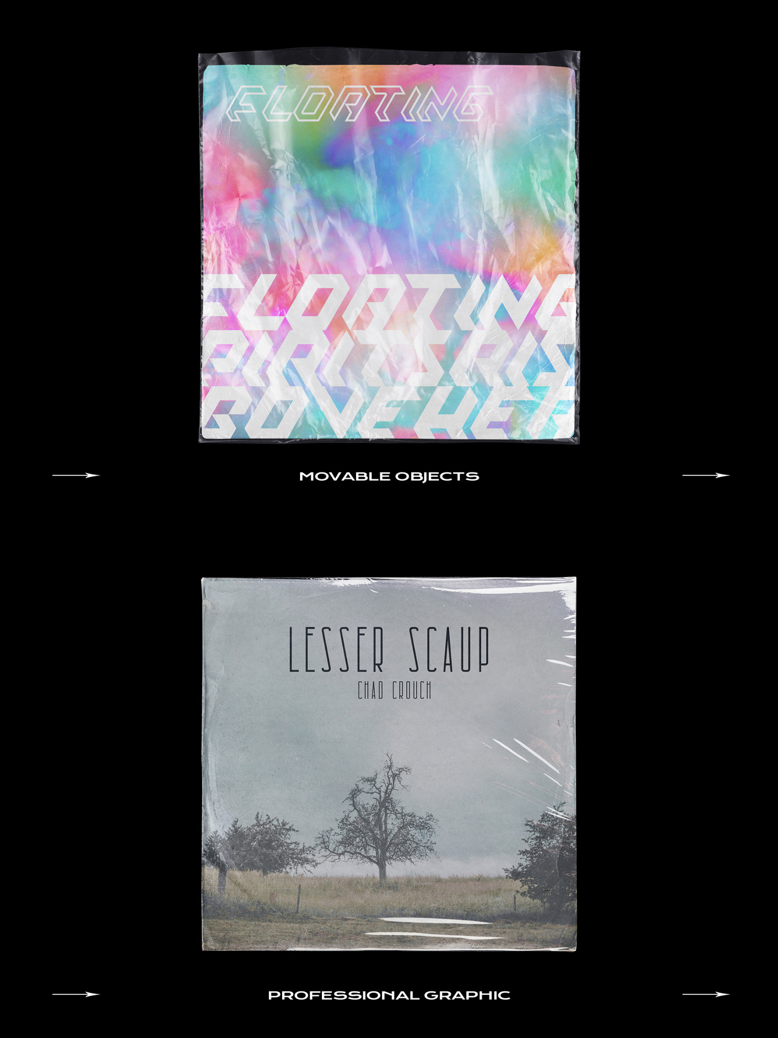 Vinyl Record Mockup Bundle Vinyl Record Mockup Bundle
